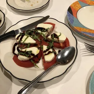 a plate of food on a table