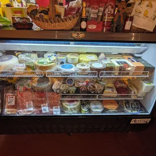Meat and cheeses