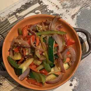 Steamed Sauteed Vegetables