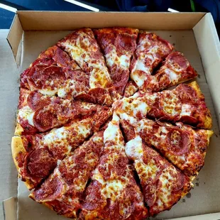 Pepperoni pizza (best I've ever had)