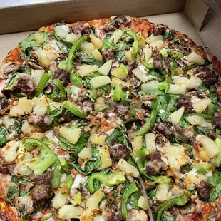 pizza, food