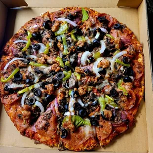 Combo Pizza...the guests raved about it!