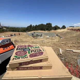 Pizza for the crew
