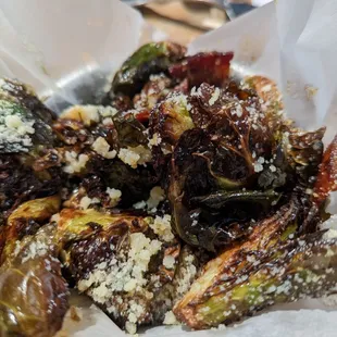 Brussel sprouts w bacon