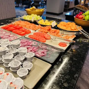 Buffet... onions and germs