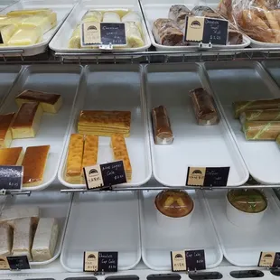 They refilled the trays after I took this photo. Looking forward to the coffee cream roll.