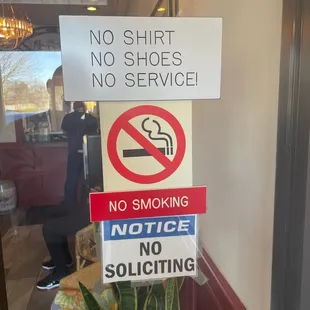 That is 5 no&apos;s..  that&apos;s a lot of no&apos;s