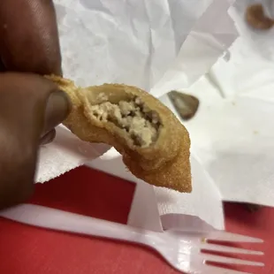 Unseasoned pork wonton