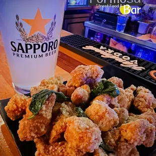 Basil Popcorn Chicken