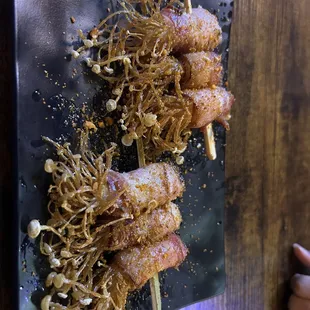 Bacon Wrapped Mushrooms