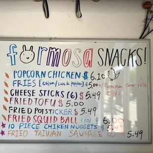 Food prices as of 5/18/22