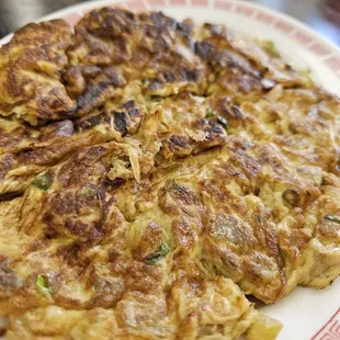 a plate of food on a table