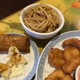 Appetizer, Noodles &amp; Entree
