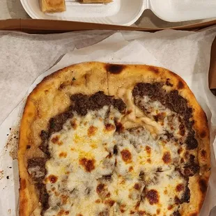 Kefta with cheese, some baklaba