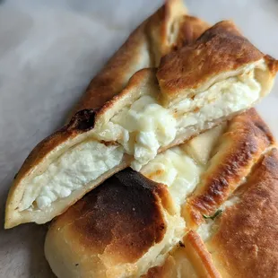 Cheese boat, makes stuffed crust pizza and cheese filled bread sticks pale in comparison. High quality cheese and dough