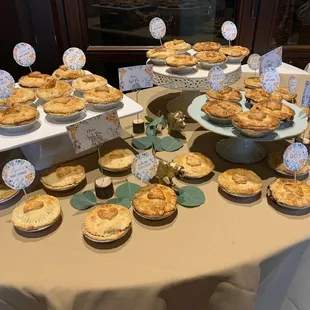 Apple and Blueberry Mini Pies