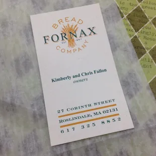 Business card