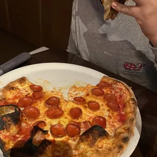 Pepperoni pizza