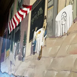 Mural inside