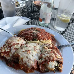 pasta dish, pasta, food