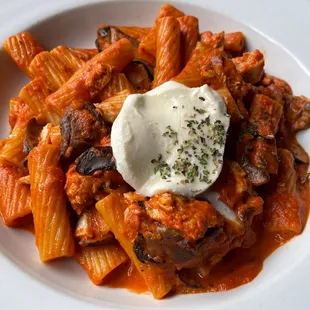 food, pasta dish, pasta