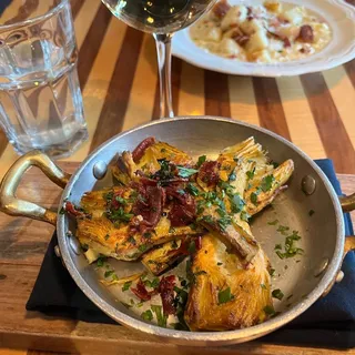 Roman Style Artichokes