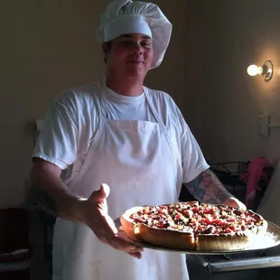 pizza, food