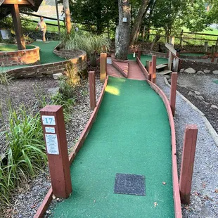 miniature golf course
