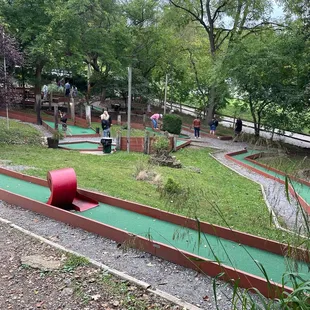 miniature golf course