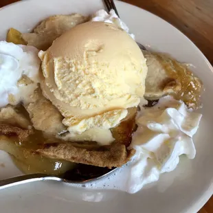 Peach Cobbler - the filling was killer!!