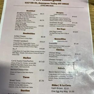 Menu..