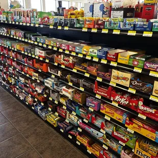 Our candy aisles are stocked
