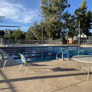 diving boards and lap lanes