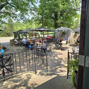 Outside dining