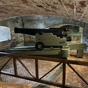 Cannon inside the fort.