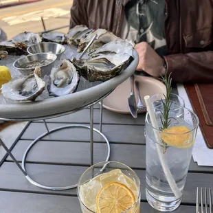 Penicillin (left) vodka tonic (right) $9 Happy Hour Monday