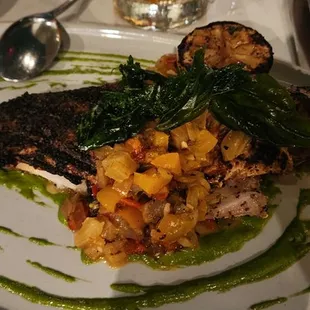 Hearth Grilled Branzino