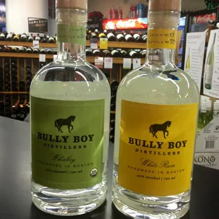 Boston&apos;s pride Bully boys Will &amp; Dave&apos;s amazing organic spirit selections here!!!!