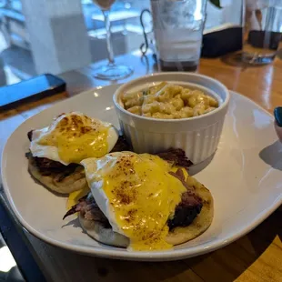 Brunch option eggs benny