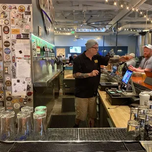 Beer ordering area