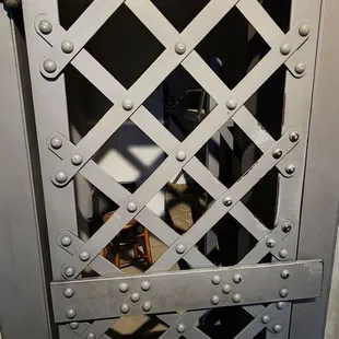 What a jail cell door looked like