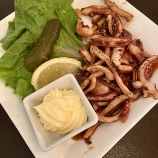 Sauted Fresh Squid