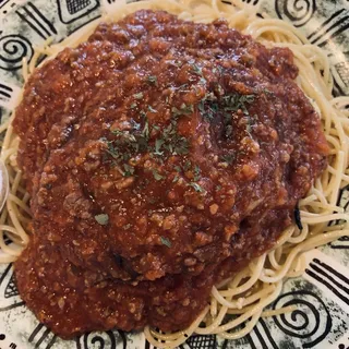 Spaghetti with Hamburger Steak