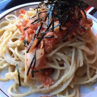 Tarako and Kimchi Spaghetti