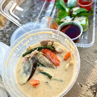 Takeout, Thai Chicken Curry &amp; Vietnamese Tuna Rolls