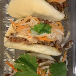 3 Pieces Char Siu Pork Bao Buns