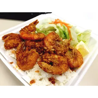 Crispy garlic shrimp