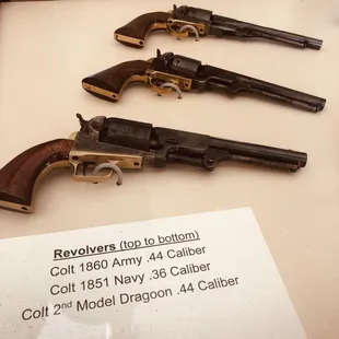 Vintage Revolvers.
