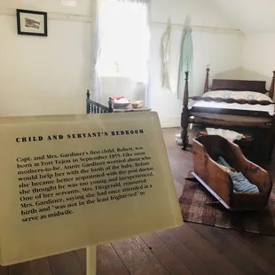 Child and Servant's room.