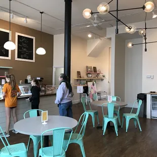 customers at the counter